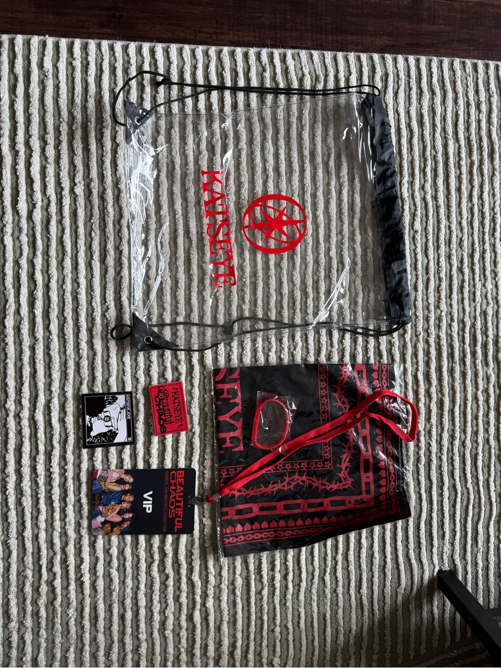 Katseye Beautiful Chaos VIP Tour Bag